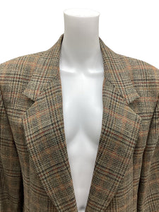 BURBERRY Size Large Plaid Blazers