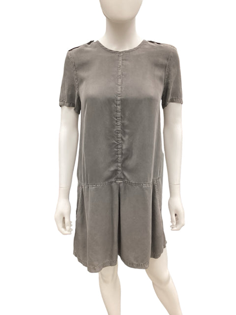 BURBERRY Size 6 Grey Dress