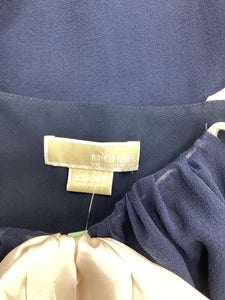 Michael Kors Size xsp Navy & Beige Top