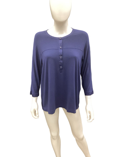 St John Size Large Blue Top