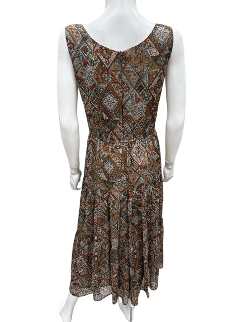 coldwater creek Size 6 Brown Print Dress