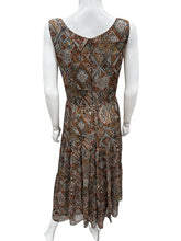 Load image into Gallery viewer, coldwater creek Size 6 Brown Print Dress