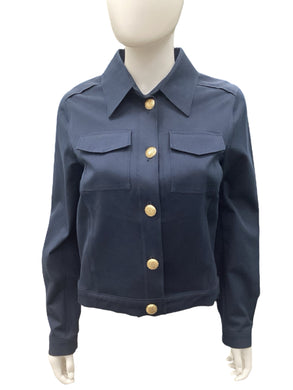 Oscar de la Renta Size 4 Navy Jacket