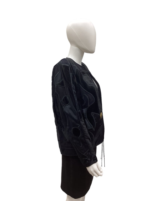 La Coleccion Judith Roberts-Vintage Size S/M Black Jacket