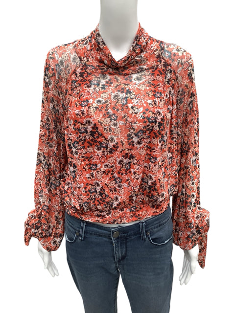 free people Size Large Orange Top