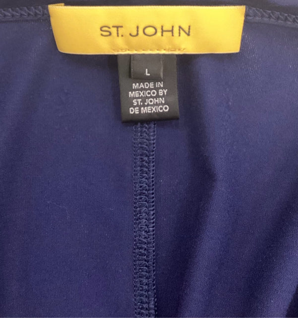 St John Size Large Blue Top