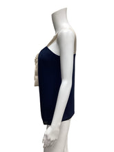 Load image into Gallery viewer, Michael Kors Size xsp Navy &amp; Beige Top