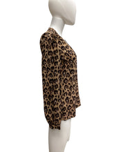 Load image into Gallery viewer, tory burch Size 4 Animal Print Top