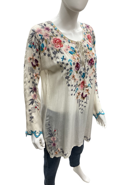 johnny was collection Size Small Beige/Colors Top