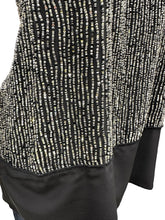 Load image into Gallery viewer, eileen fisher Size Medium black &amp; Silver Top