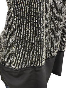 eileen fisher Size Medium black & Silver Top