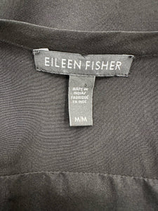 eileen fisher Size Medium black & Silver Top