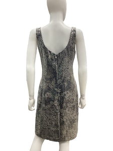 kay unger Size 6 SILVER Dress