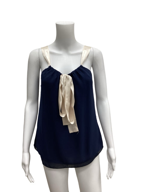 Michael Kors Size xsp Navy & Beige Top