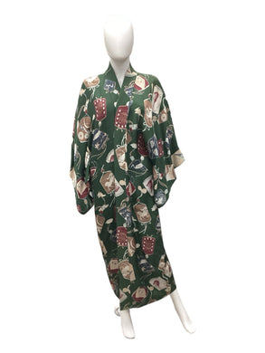 Size Medium Green KIMONO