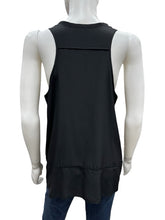 Load image into Gallery viewer, eileen fisher Size Medium black &amp; Silver Top