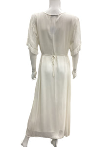 Papillon Size Large Ivory Dress