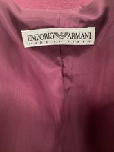 Load image into Gallery viewer, Emporio Armani Size Medium maroon Blazers