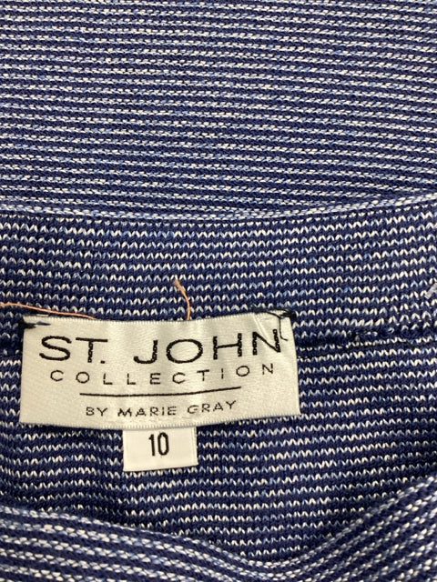st.john Size 10 Blue Skirt