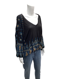 free people Size Medium Black/Colors Top