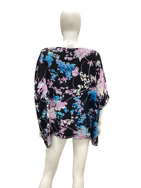 Diane Von Furstenberg Size Large Multi-Color Top