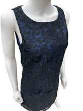 Load image into Gallery viewer, Lucy Paris Size Small Blue &amp; Black Dress