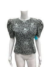 Load image into Gallery viewer, Made in France Size S/M Grey &amp; Black Top