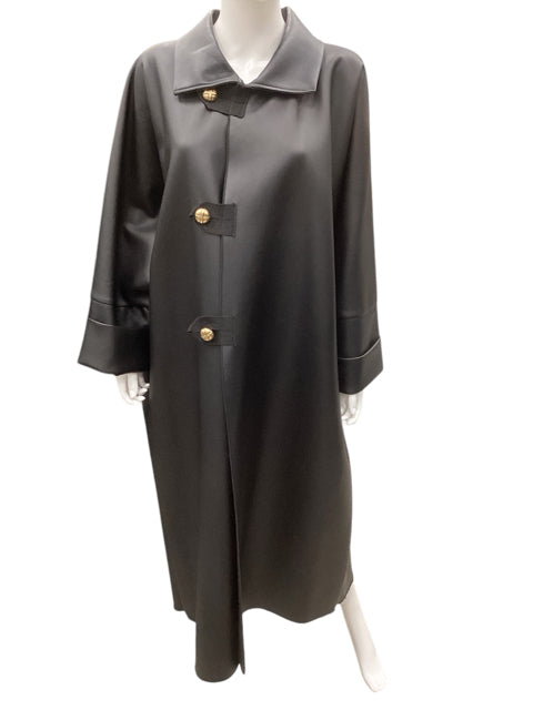 Japanalia Size Oversized Black Coat