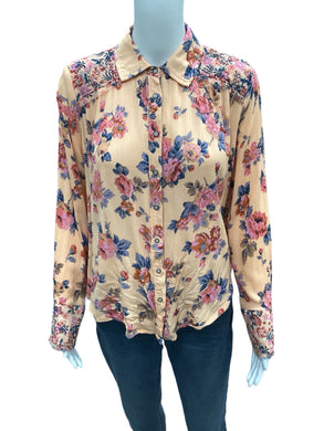 free people Size PS floral Top