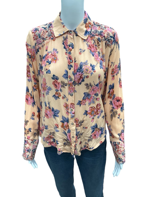 free people Size PS floral Top