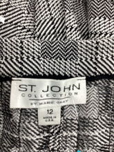 Load image into Gallery viewer, St John Size 12 Black &amp; White Skirt