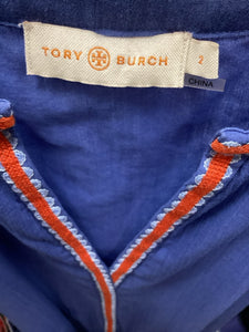 tory burch Size 2 Blue Dress