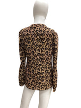 Load image into Gallery viewer, tory burch Size 4 Animal Print Top