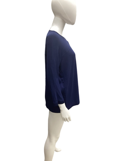 St John Size Large Blue Top