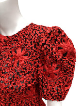 Load image into Gallery viewer, Made in France Size S/M Red &amp; Black Top