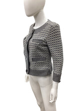 Load image into Gallery viewer, Diane Von Furstenberg Size 8 tweed Cardigan