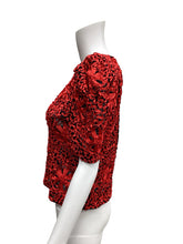 Load image into Gallery viewer, Made in France Size S/M Red &amp; Black Top