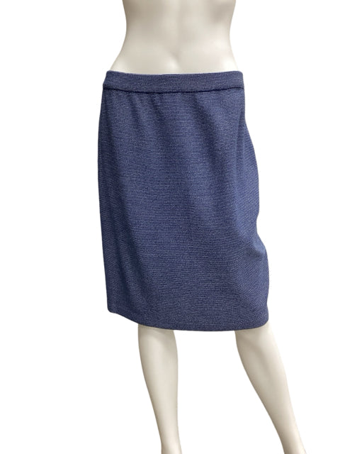 st.john Size 10 Blue Skirt