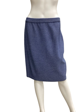 st.john Size 10 Blue Skirt