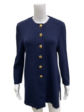 Load image into Gallery viewer, St John Size Medium Navy Cardigan